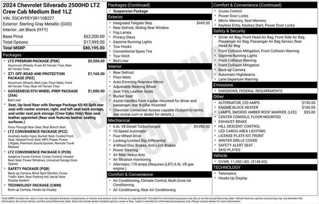used 2024 Chevrolet Silverado 2500 car, priced at $66,000