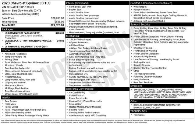 used 2023 Chevrolet Equinox car