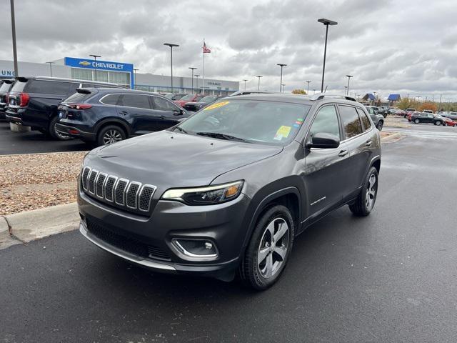 used 2019 Jeep Cherokee car, priced at $20,500