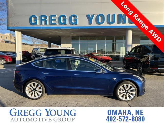 used 2018 Tesla Model 3 car, priced at $25,000