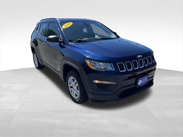used 2018 Jeep Compass car, priced at $16,300