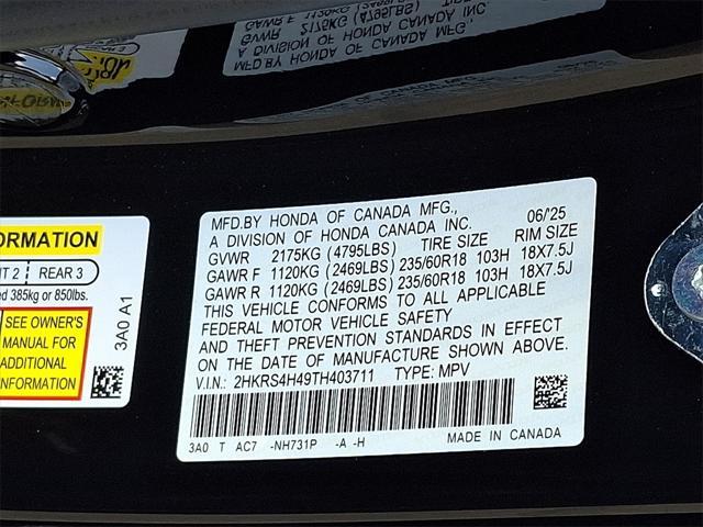 new 2026 Honda CR-V car, priced at $36,045