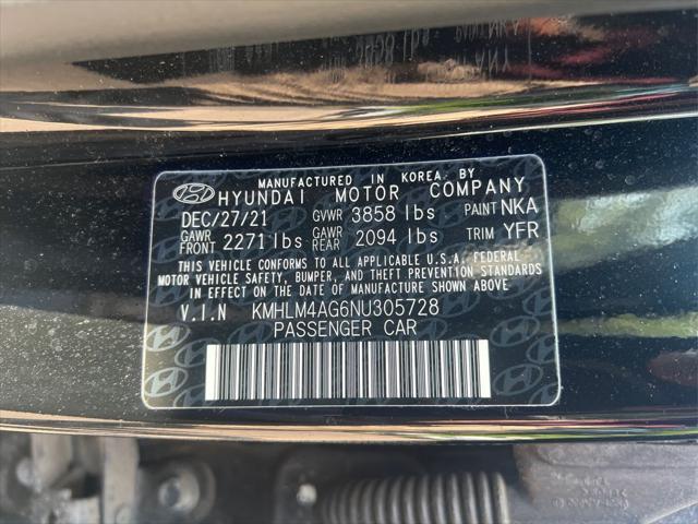 used 2022 Hyundai Elantra car, priced at $19,745