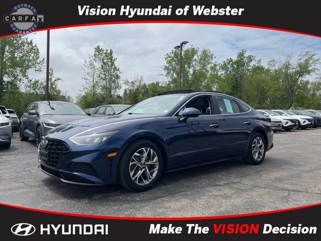 used 2021 Hyundai Sonata car, priced at $19,997