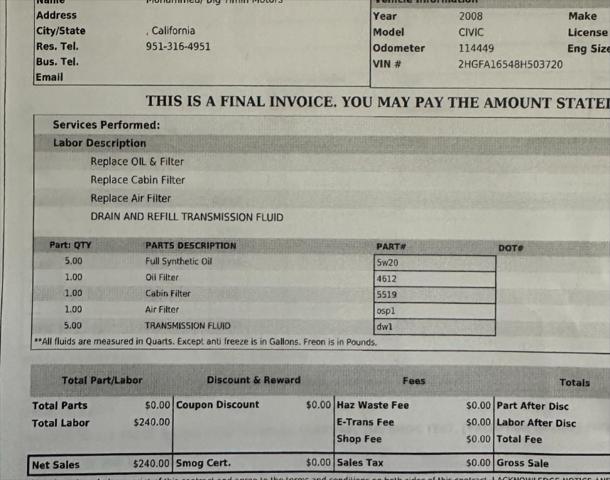 used 2008 Honda Civic car, priced at $7,763