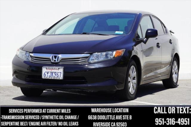 used 2012 Honda Civic car, priced at $9,444