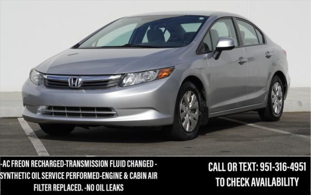 used 2012 Honda Civic car, priced at $8,943