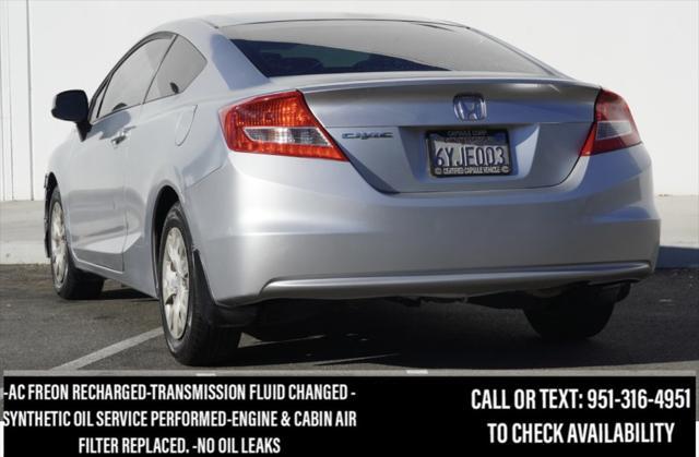 used 2012 Honda Civic car, priced at $8,763