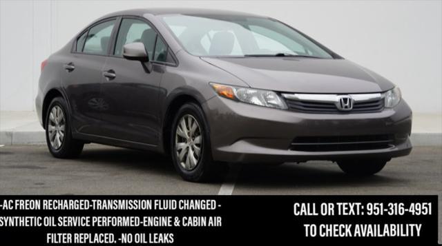 used 2012 Honda Civic car, priced at $8,443