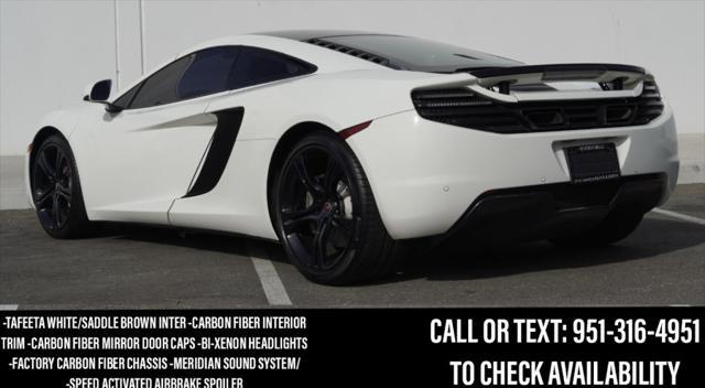 used 2012 McLaren MP4-12C car, priced at $85,800