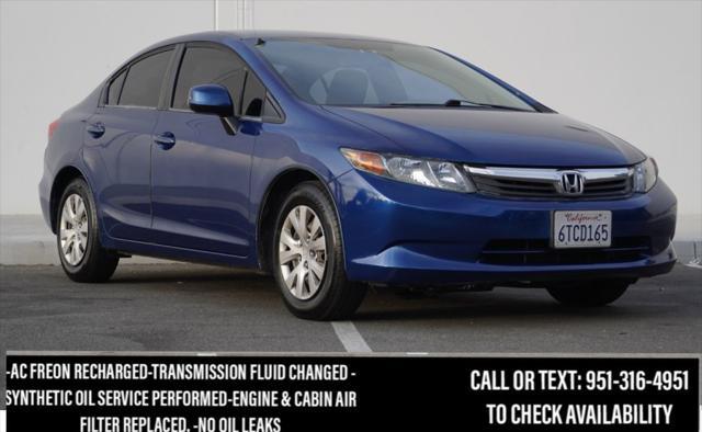 used 2012 Honda Civic car, priced at $9,463