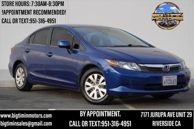 used 2012 Honda Civic car, priced at $9,463