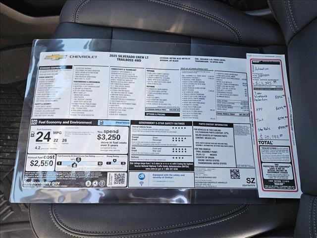 new 2025 Chevrolet Silverado 1500 car, priced at $60,566