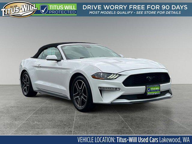 used 2021 Ford Mustang car, priced at $19,988