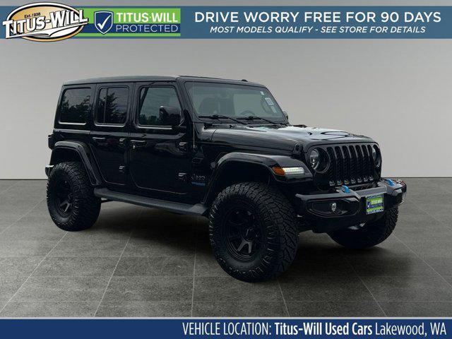 used 2021 Jeep Wrangler Unlimited 4xe car, priced at $35,888