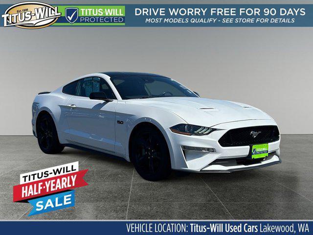 used 2021 Ford Mustang car, priced at $35,734