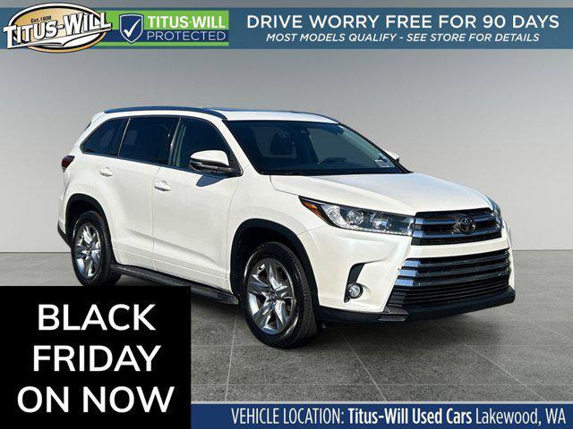 used 2019 Toyota Highlander car, priced at $27,588