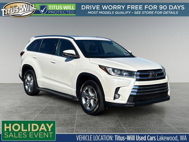 used 2019 Toyota Highlander car, priced at $27,588