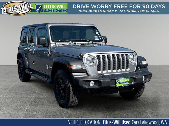 used 2020 Jeep Wrangler Unlimited car, priced at $23,990