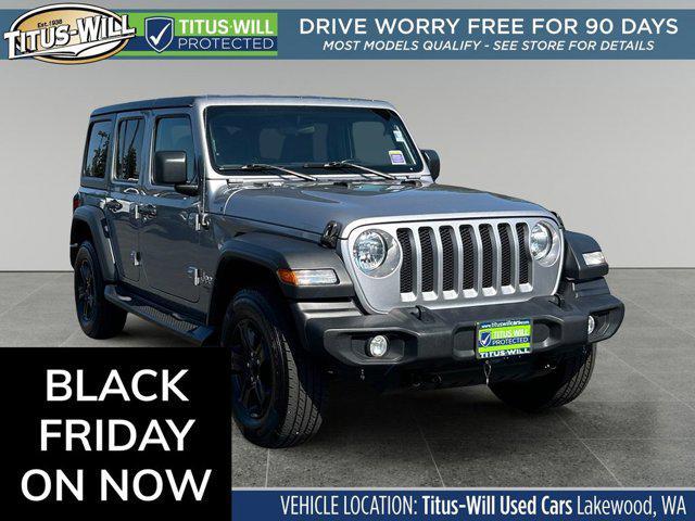 used 2020 Jeep Wrangler Unlimited car, priced at $24,777