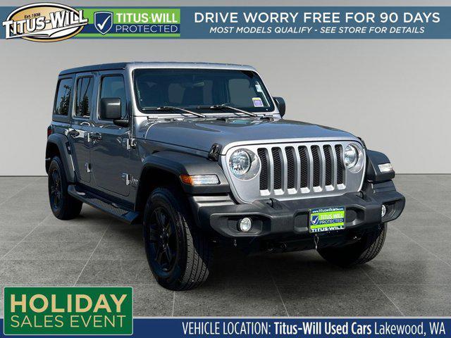 used 2020 Jeep Wrangler Unlimited car, priced at $23,990