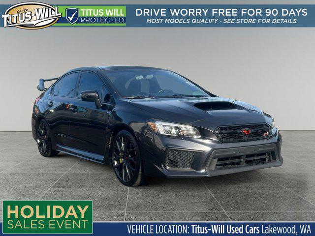 used 2018 Subaru WRX STI car, priced at $27,688