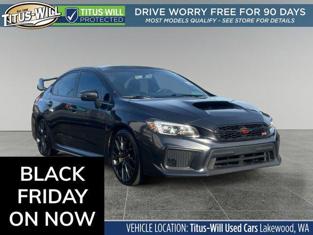 used 2018 Subaru WRX STI car, priced at $27,987