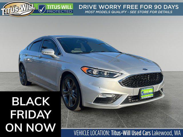 used 2017 Ford Fusion car, priced at $16,987