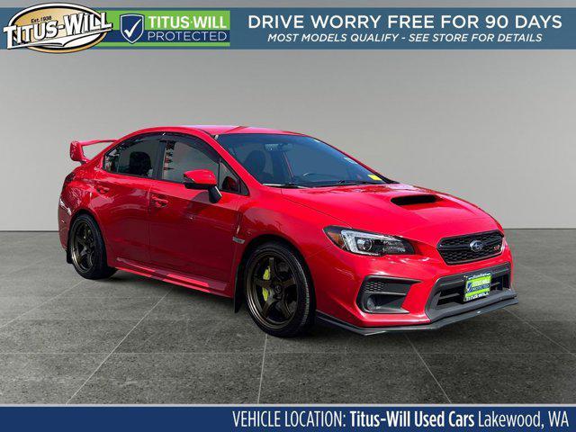 used 2018 Subaru WRX STI car, priced at $26,988
