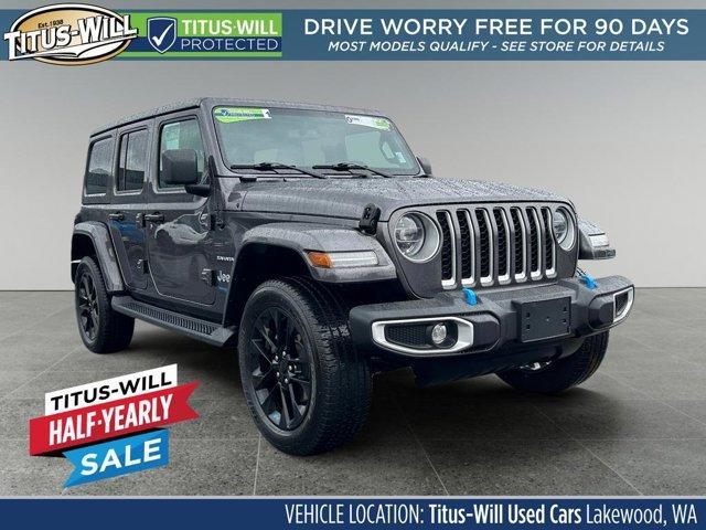 used 2022 Jeep Wrangler Unlimited 4xe car, priced at $41,980