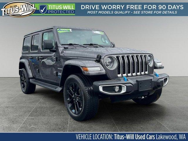 used 2022 Jeep Wrangler Unlimited 4xe car, priced at $39,663