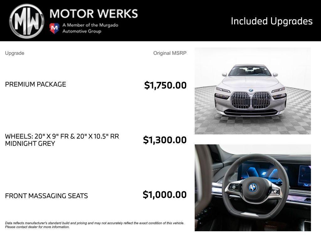 new 2025 BMW i7 car, priced at $110,925