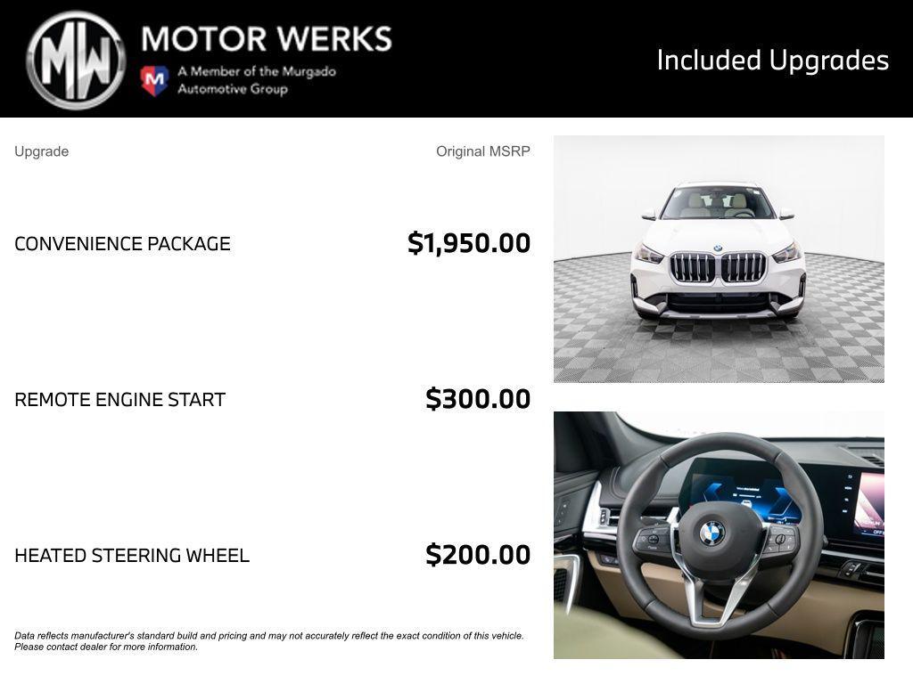 new 2025 BMW X1 car, priced at $44,975