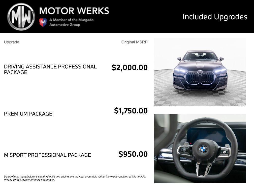 new 2025 BMW 760 car, priced at $127,925