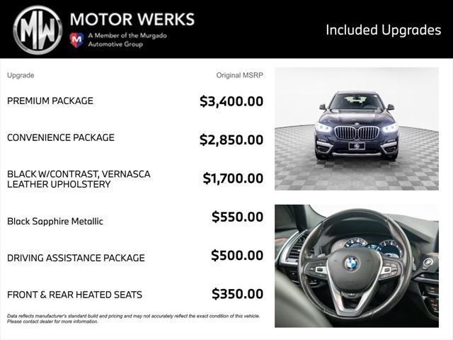 used 2019 BMW X3 car, priced at $21,700