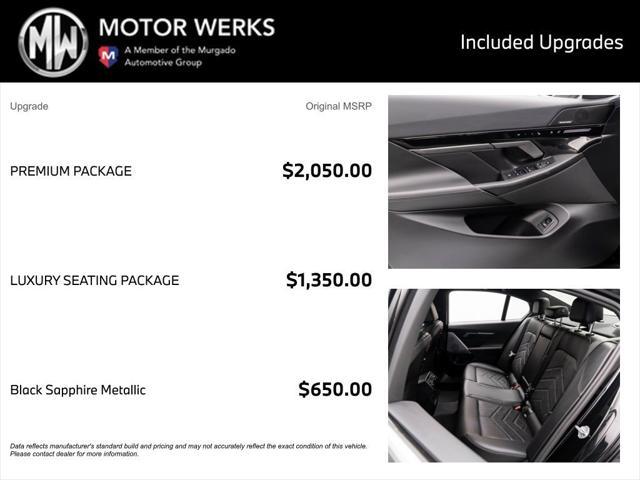 used 2025 BMW 530 car, priced at $57,000