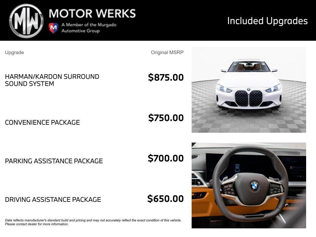 new 2025 BMW 430 car, priced at $57,255