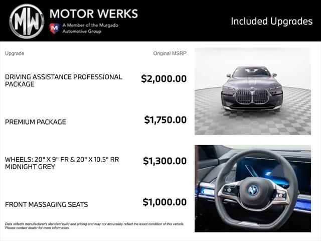 new 2025 BMW i7 car, priced at $113,155