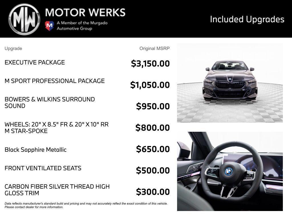 new 2026 BMW 550e car, priced at $84,060