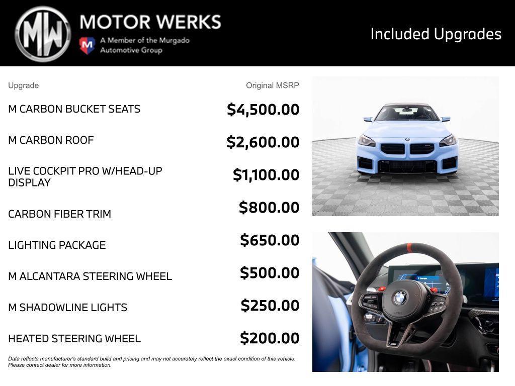 new 2025 BMW M2 car, priced at $80,720