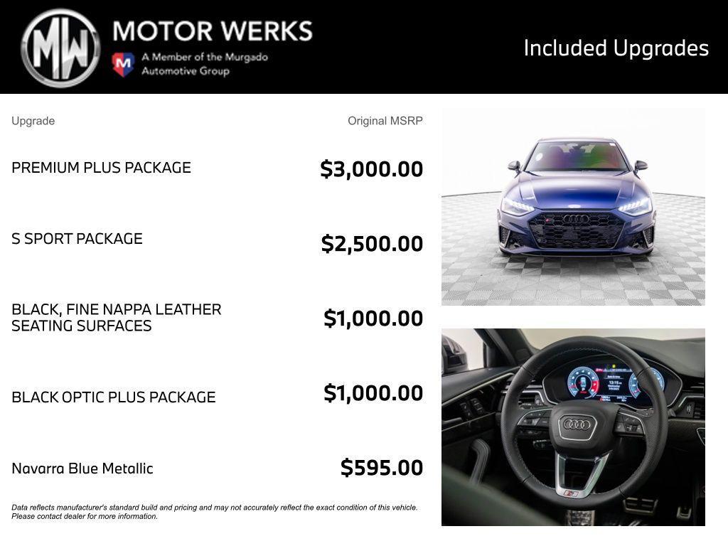 used 2024 Audi S4 car, priced at $49,000