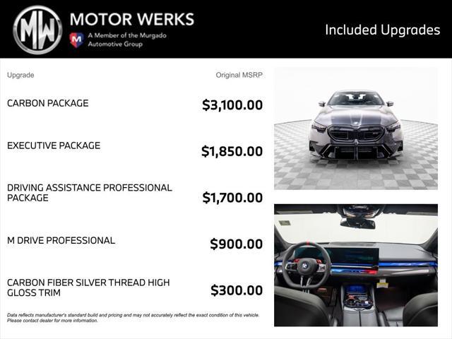 new 2026 BMW M5 car, priced at $131,150
