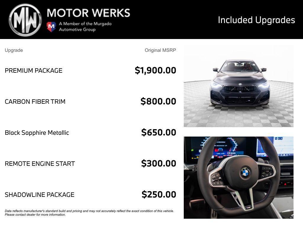 new 2025 BMW M240 car, priced at $60,170