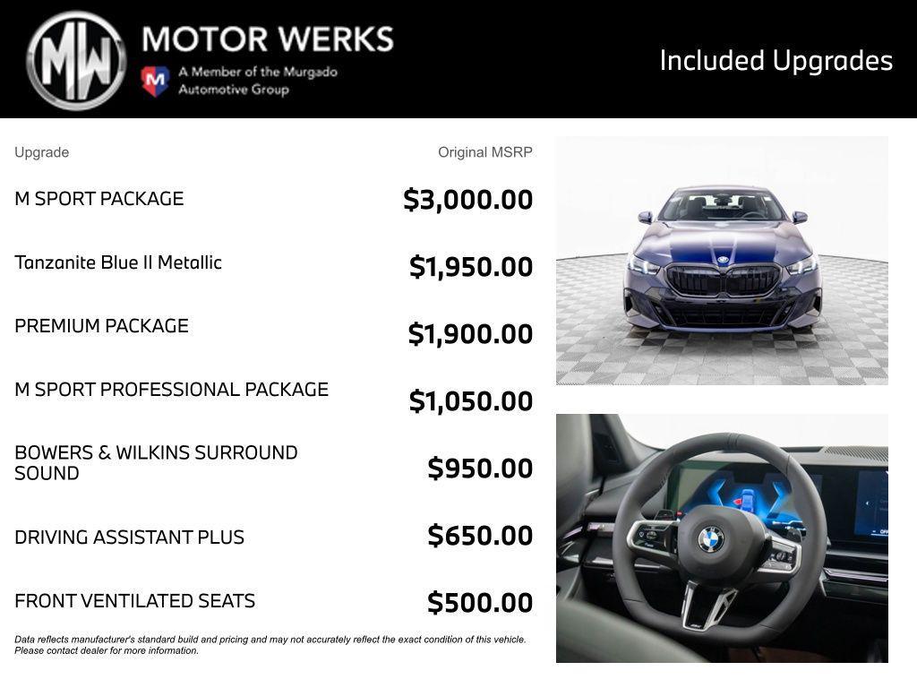 new 2026 BMW 530 car, priced at $72,415