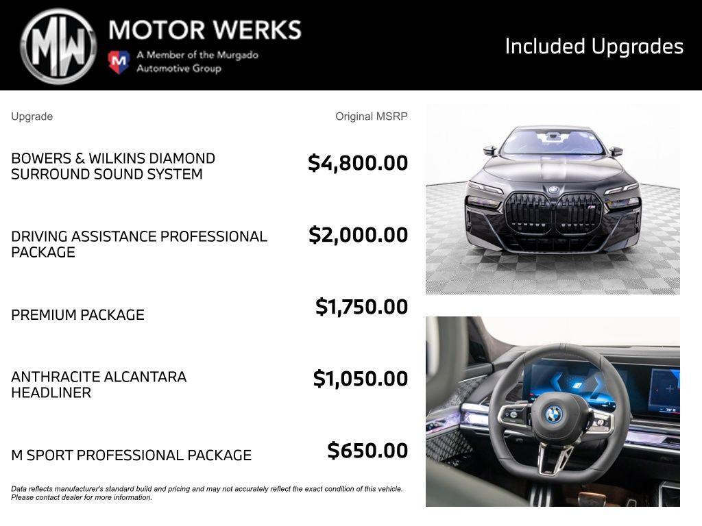 new 2025 BMW i7 car, priced at $179,855
