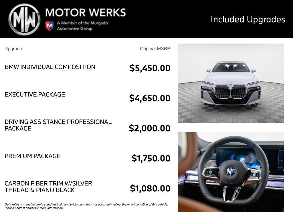new 2025 BMW 760 car, priced at $126,805