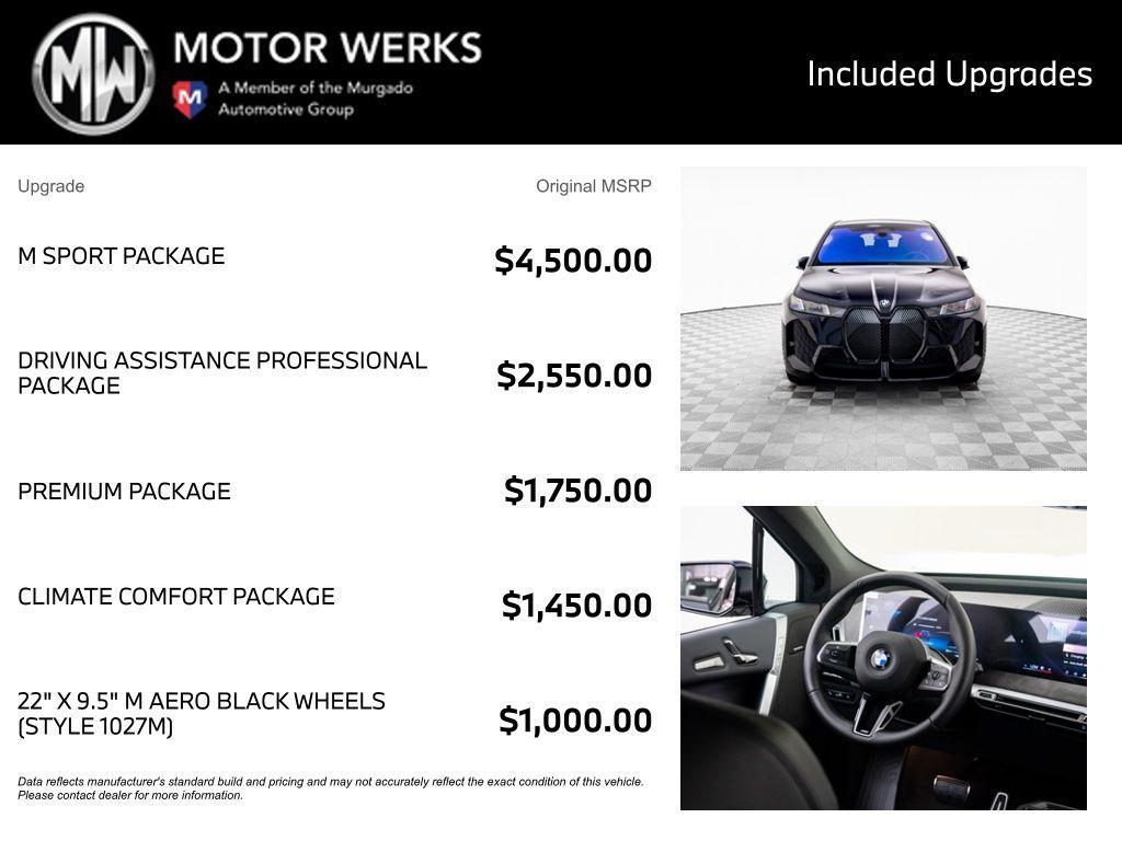 new 2026 BMW iX car, priced at $101,735