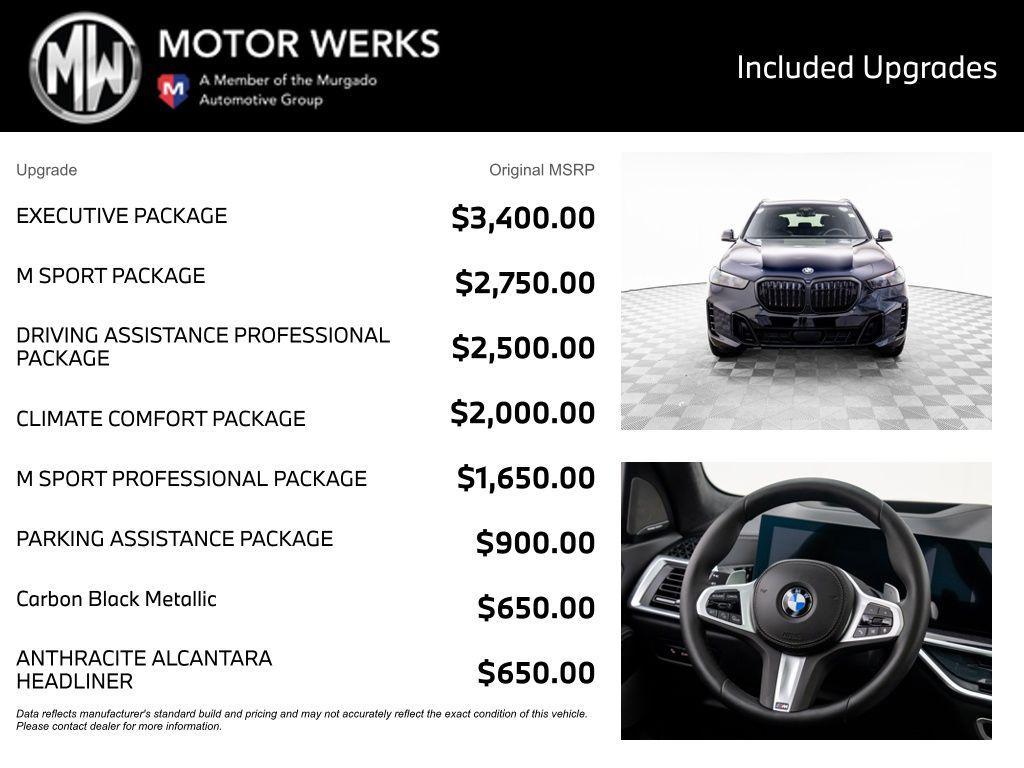 new 2026 BMW X5 car, priced at $86,275