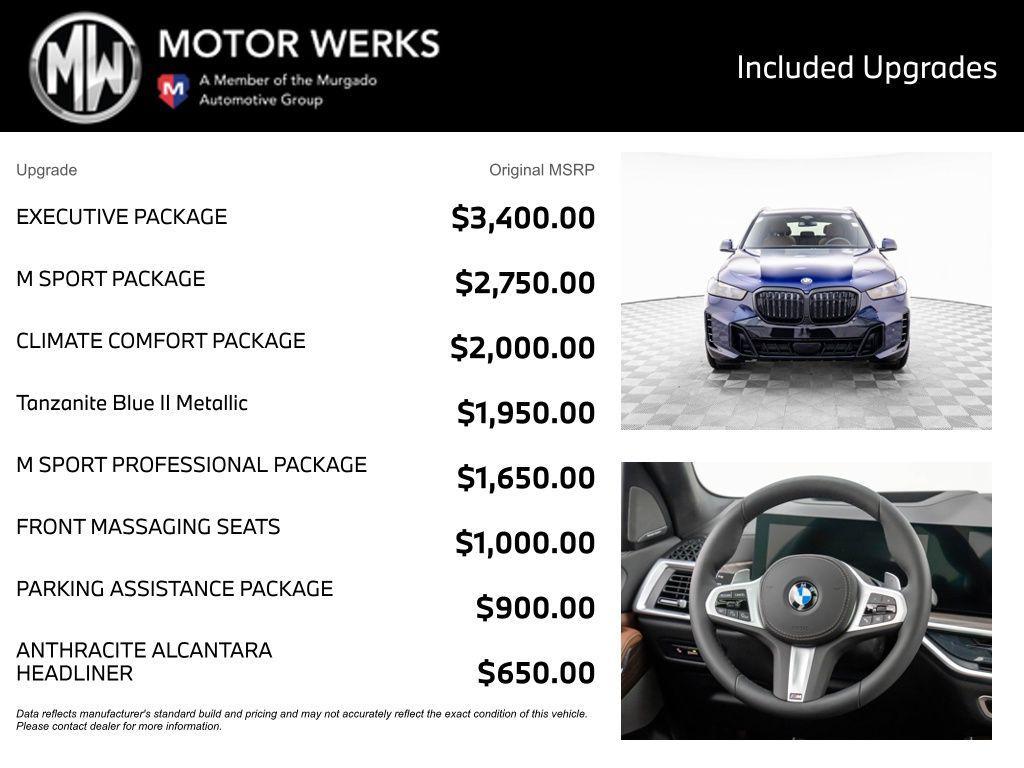 new 2026 BMW X5 car, priced at $87,020