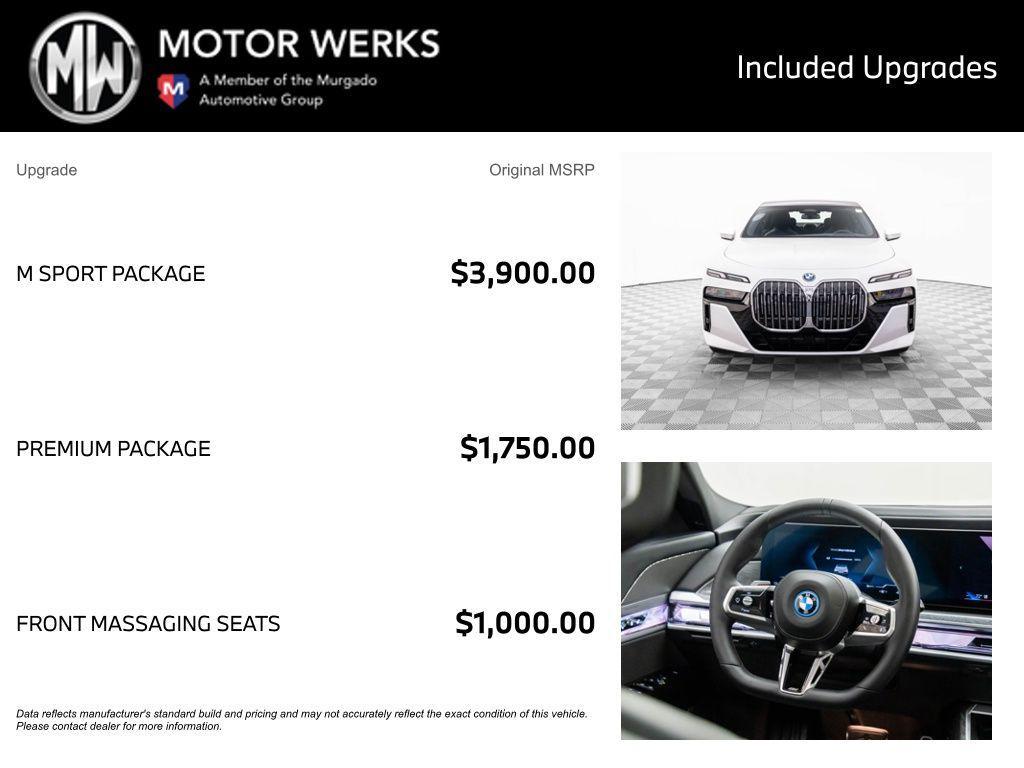 new 2025 BMW i7 car, priced at $113,930